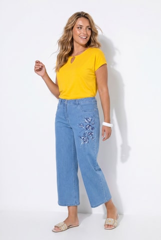 Angel of Style Wide Leg Jeans in Blau
