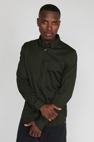 Matinique Regular fit Button Up Shirt 'Trostol ' in Green: front