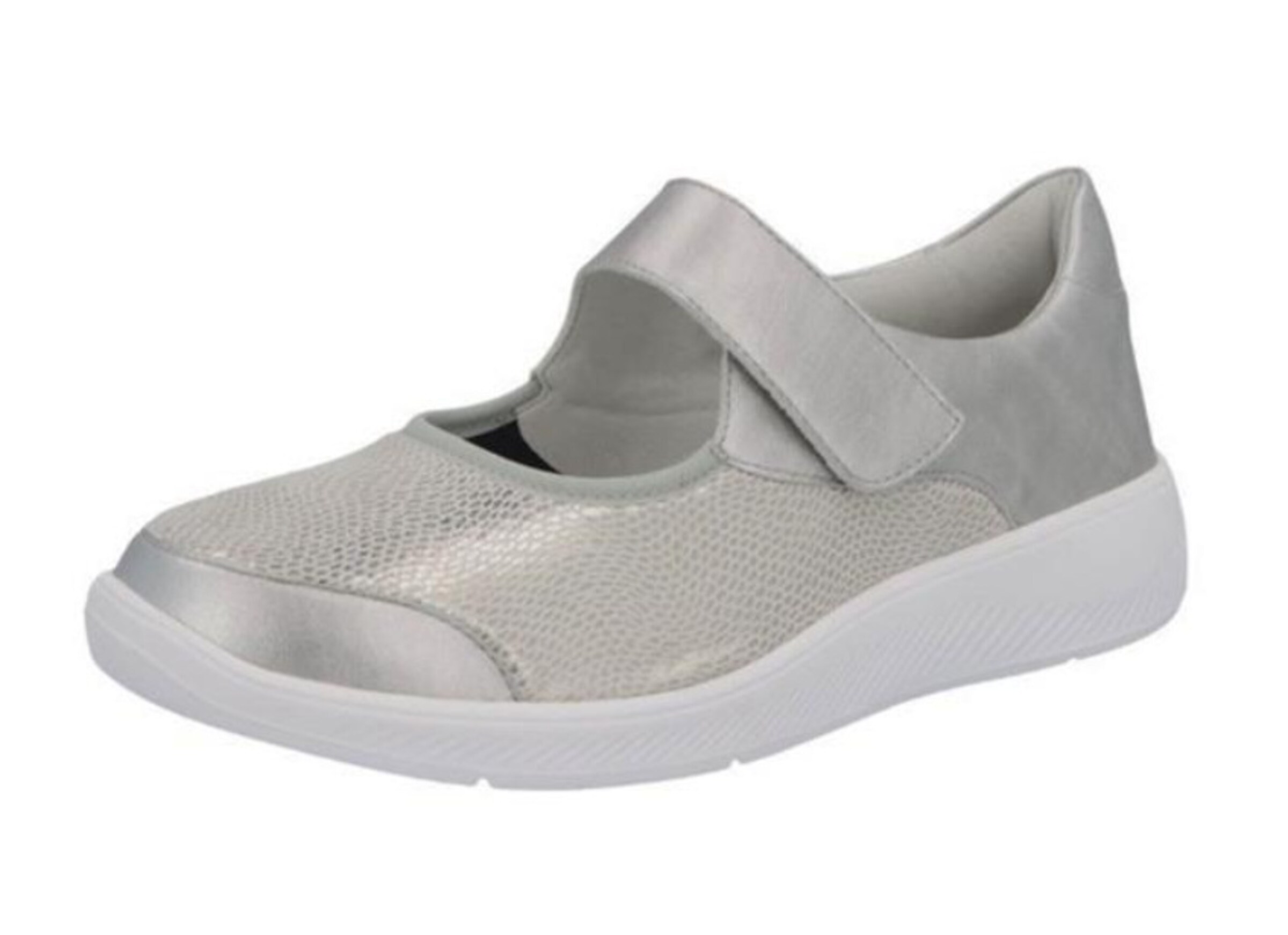 SOLIDUS Slipper in Grau: Vorderseite
