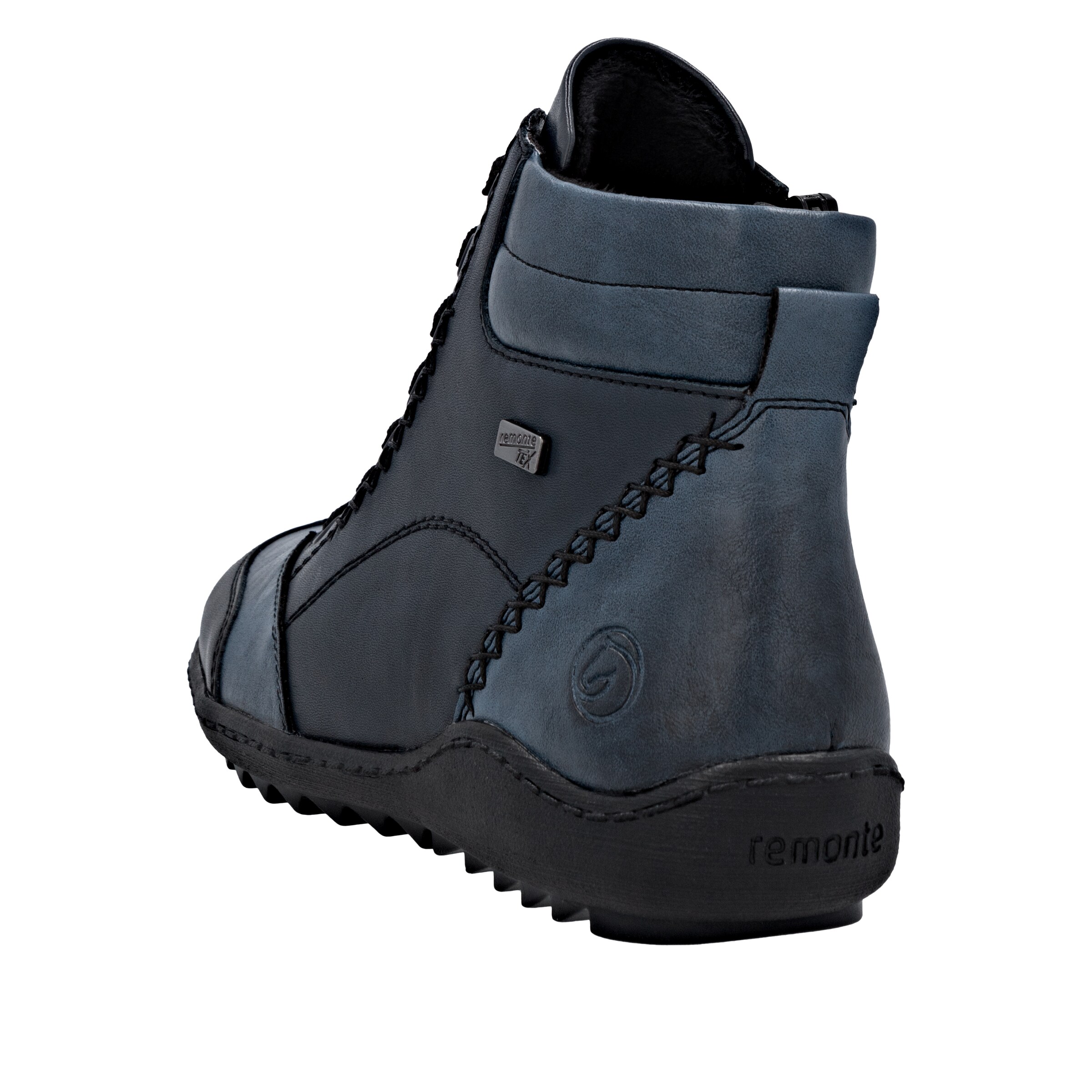 REMONTE Schnürstiefelette in Blau