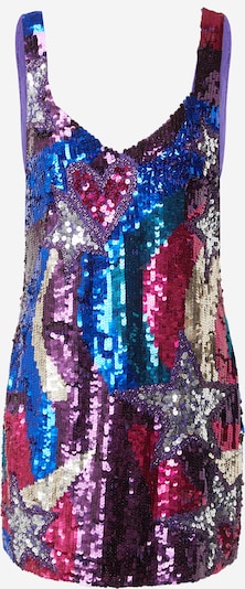 Nasty Gal Obleka | modra / petrol / svetlo lila / rdeča barva, Prikaz izdelka