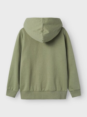 NAME IT Zip-Up Hoodie in Green