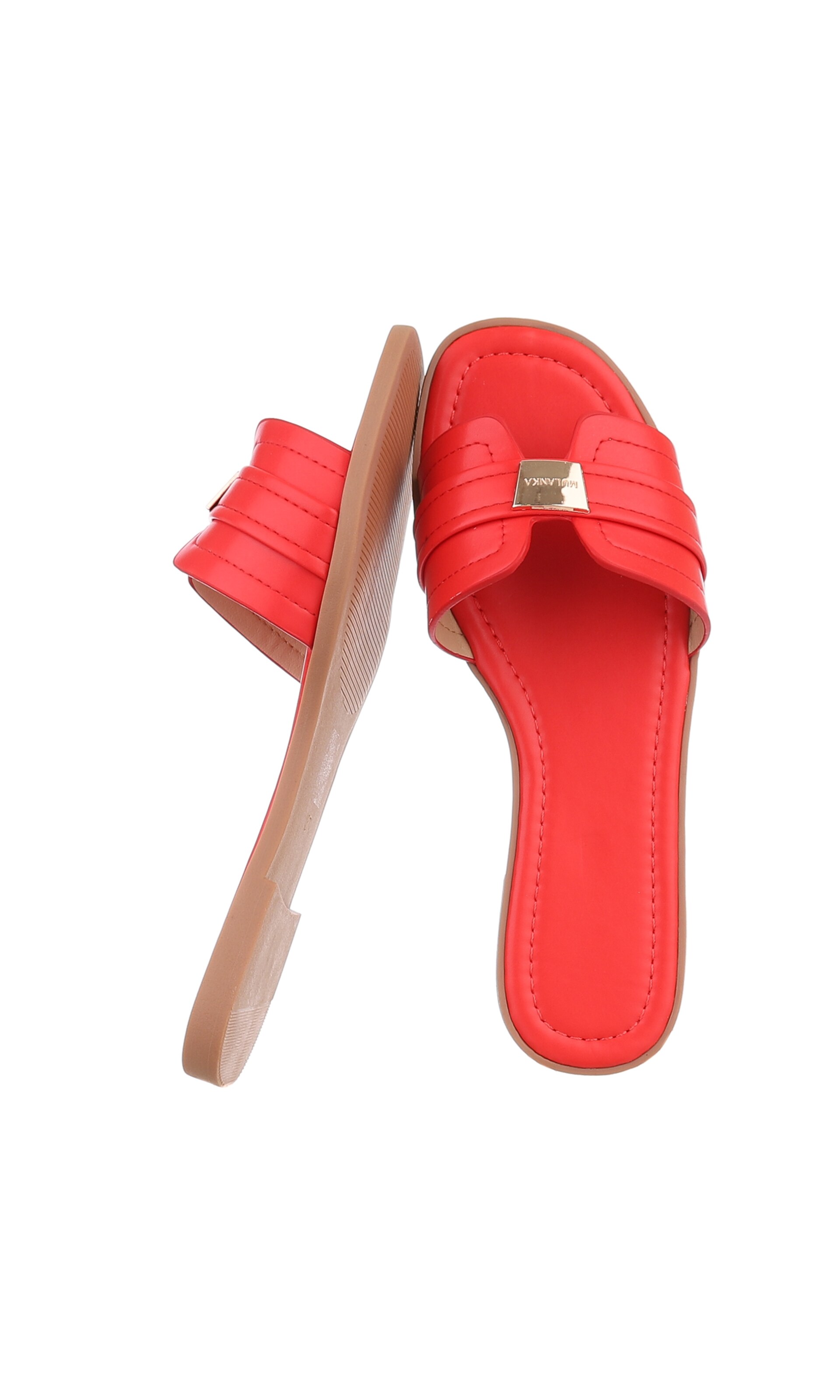 Ital-Design Mules in Red