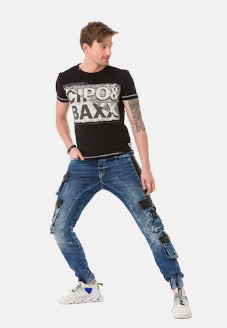 CIPO & BAXX Shirt in Zwart