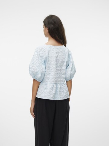 VERO MODA Bluse in Blau