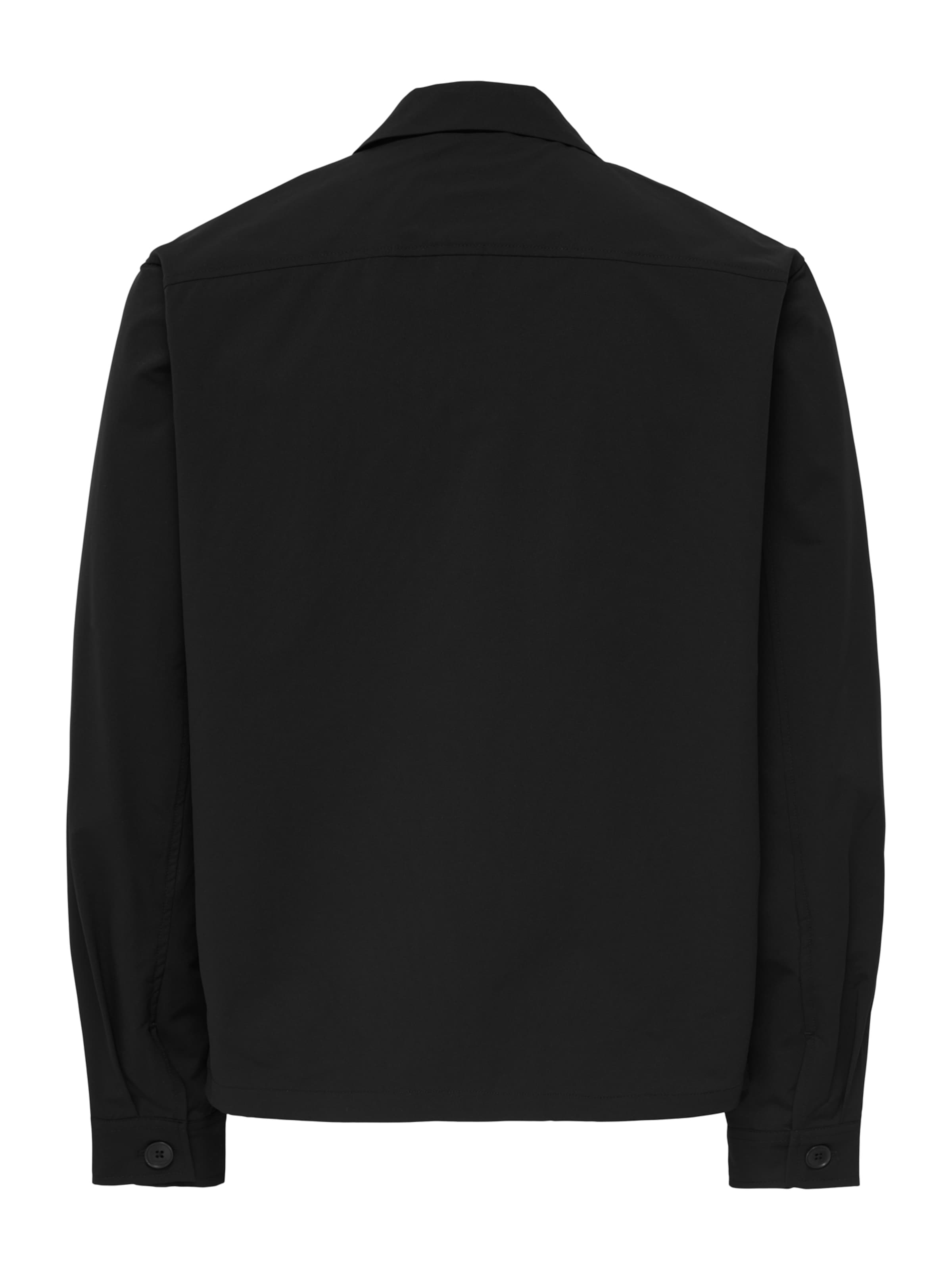 Only & Sons Regular fit Button Up Shirt 'ONSFLEX' in Black