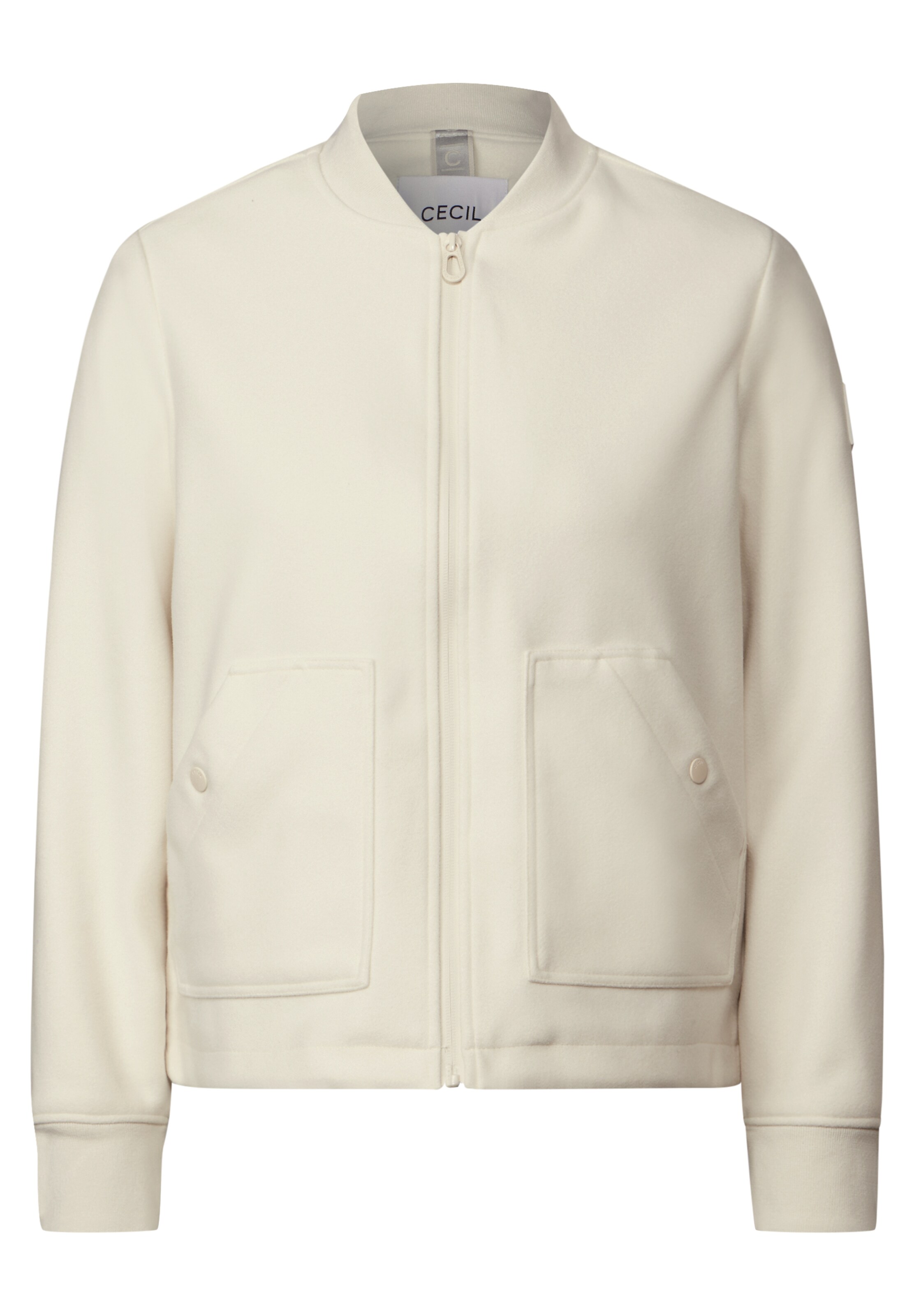 CECIL Blouson in Woll-Optik in Beige: Vorderseite