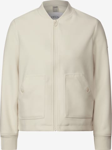 CECIL Blouson in Woll-Optik in Beige: Vorderseite