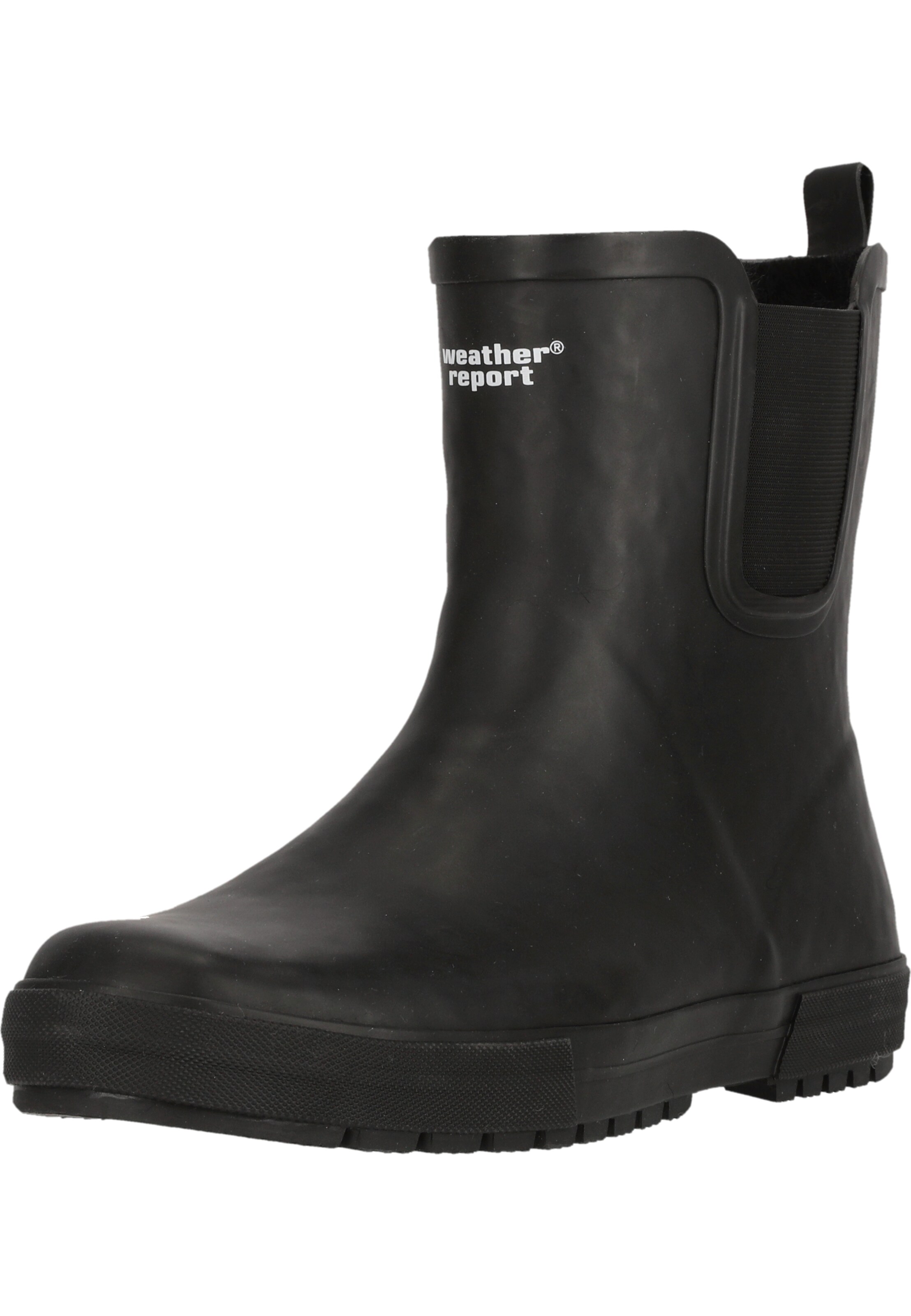 Weather Report Gummistiefel 'Erickson' in Schwarz: Vorderseite