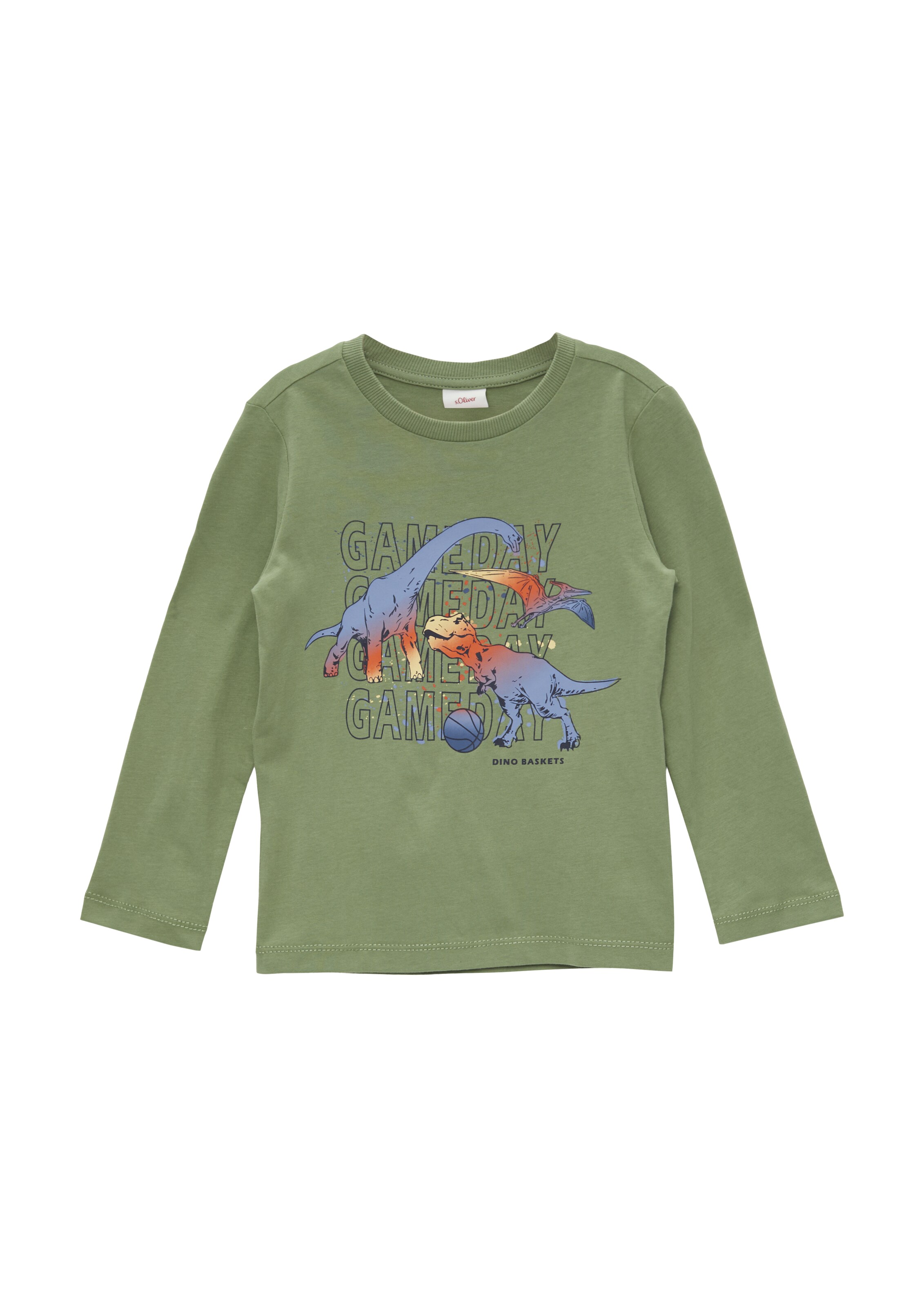 T-Shirt s.Oliver en vert : devant