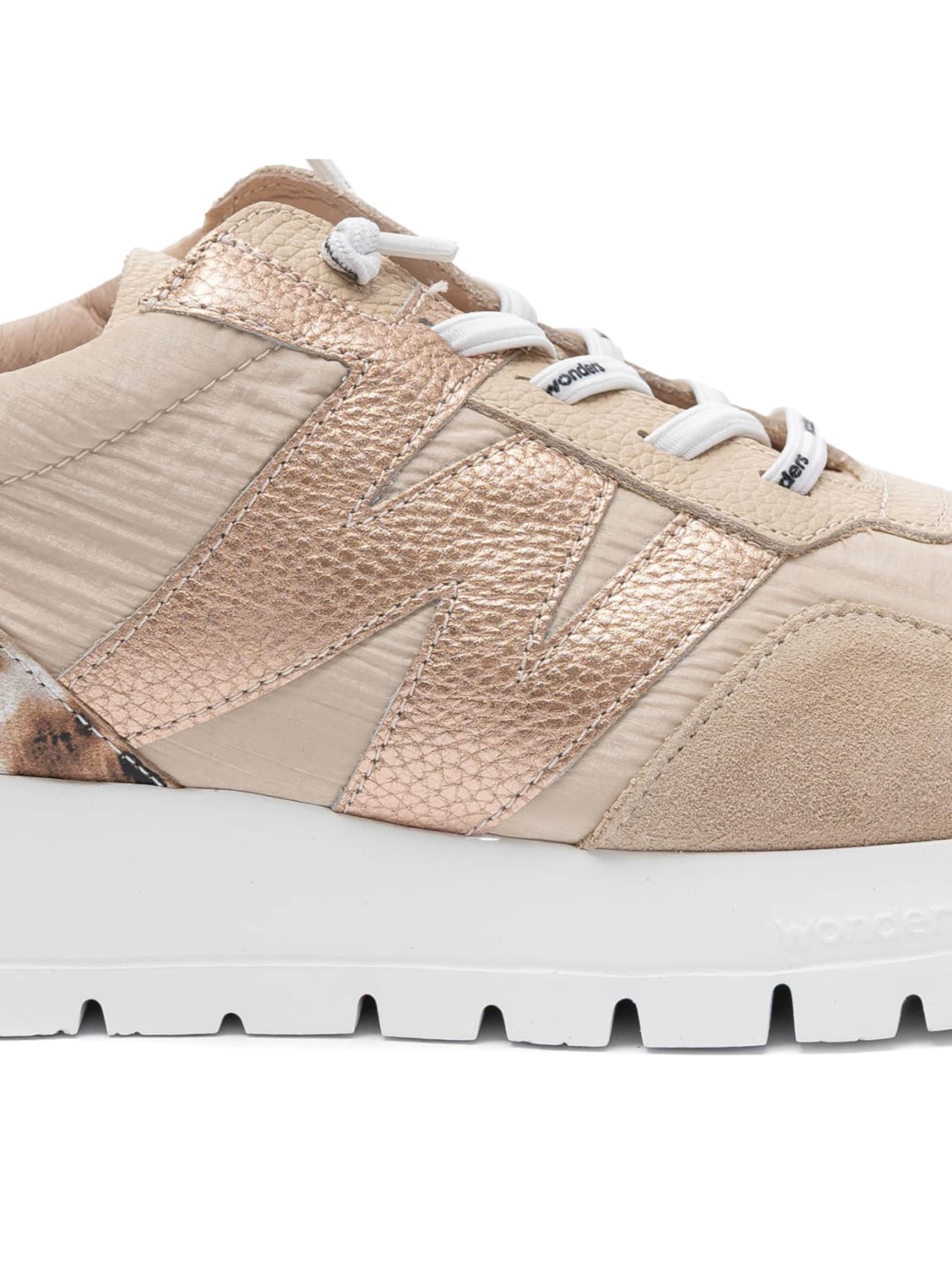 Wonders Sneaker low 'A-24100-BEIG-RAME'‌ in Beige