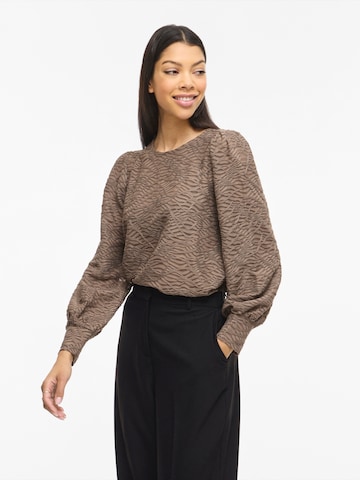Camicia da donna 'VIFINA' di VILA in marrone: frontale