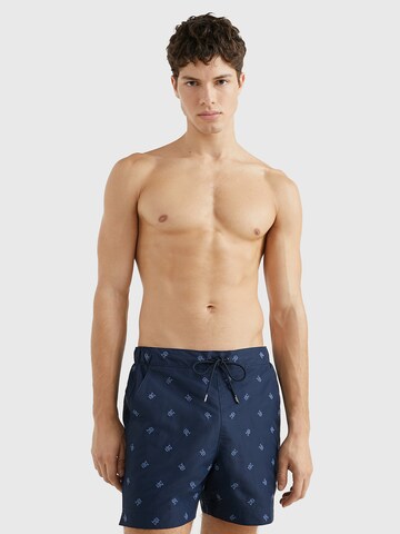 Shorts de bain Tommy Hilfiger Underwear en bleu : devant