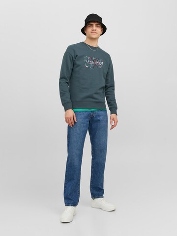 JACK & JONES Sweatshirt 'SILVER LAKE' in Groen