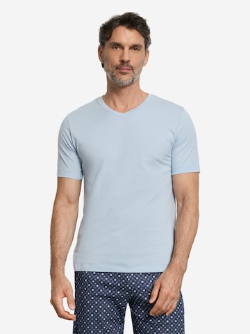T-Shirt ' Living Shirts ' Hanro en bleu : devant