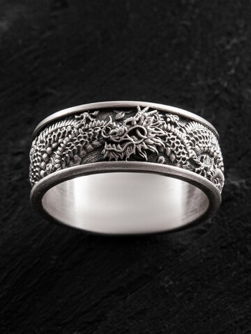 REYTEL Ring 'QING LONG DRAGON' in Zilver