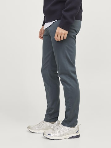 Slimfit Pantaloni chino 'JJIMarco JJBowie' di JACK & JONES in grigio