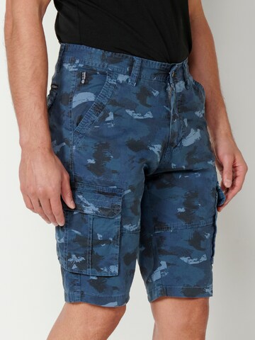 Regular Pantalon cargo KOROSHI en bleu : devant