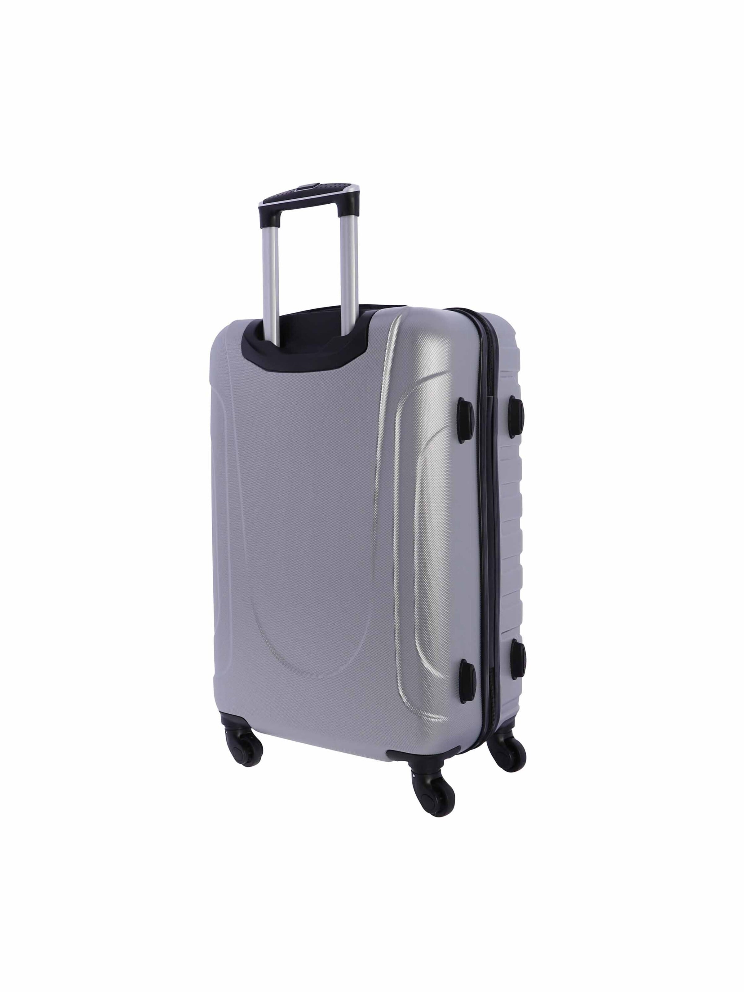 Coronel Tapioca - Carrito 'Coronel Tapioca Maleta Mediana 23 kg | Maleta de Viaje Rígida con 4 Ruedas Dobles 360º, Candado numérico y Asa Telescópica | Equipaje Resistente al Agua para Viajes en Avión' en plata