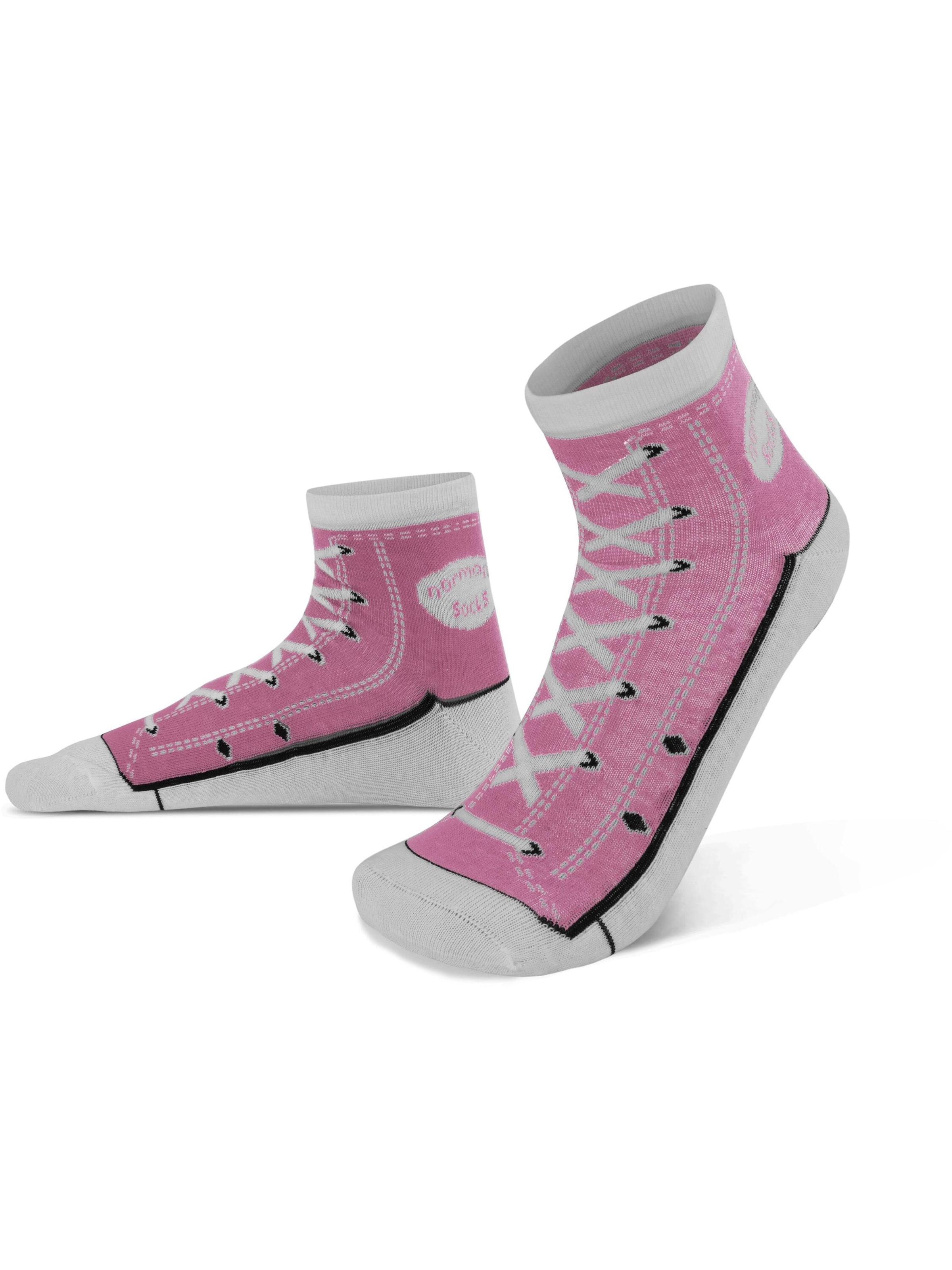 Chaussettes normani en rose : devant