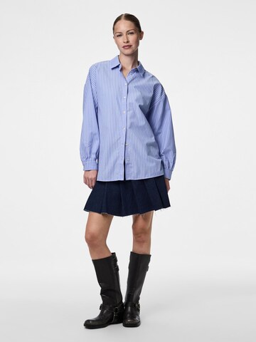 PIECES Blouse 'PCFolli' in Blue