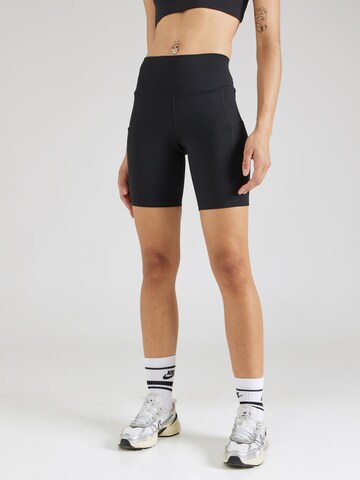 NIKE Обычный Спортивные штаны 'ONE' в Черный: спереди
