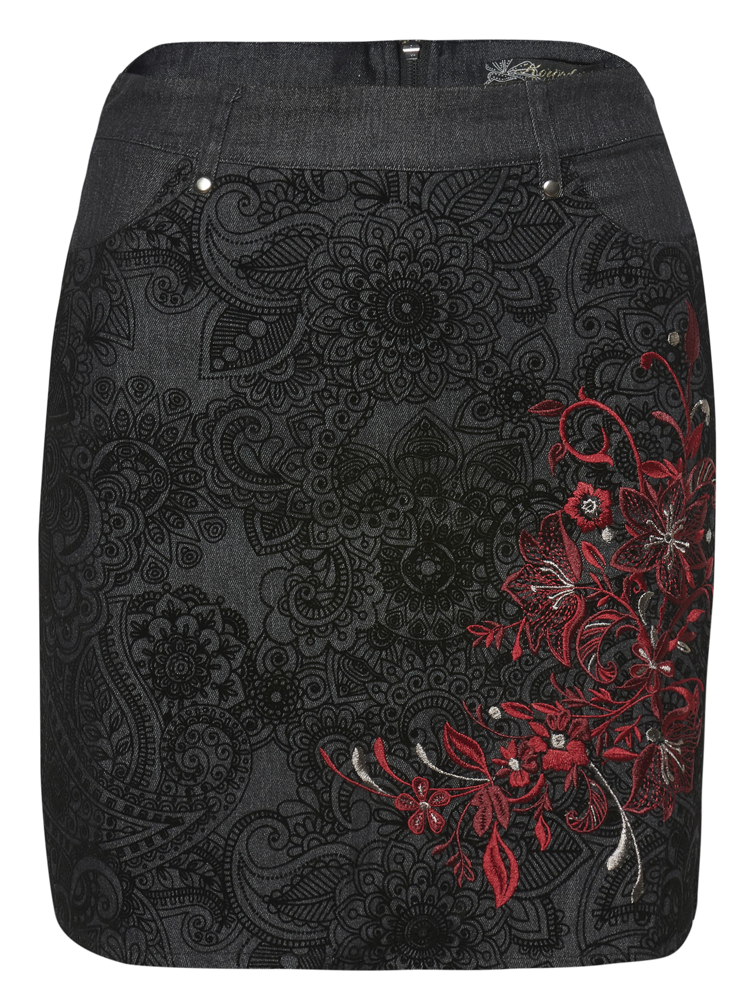 KOROSHI Rock in Grau: Vorderseite