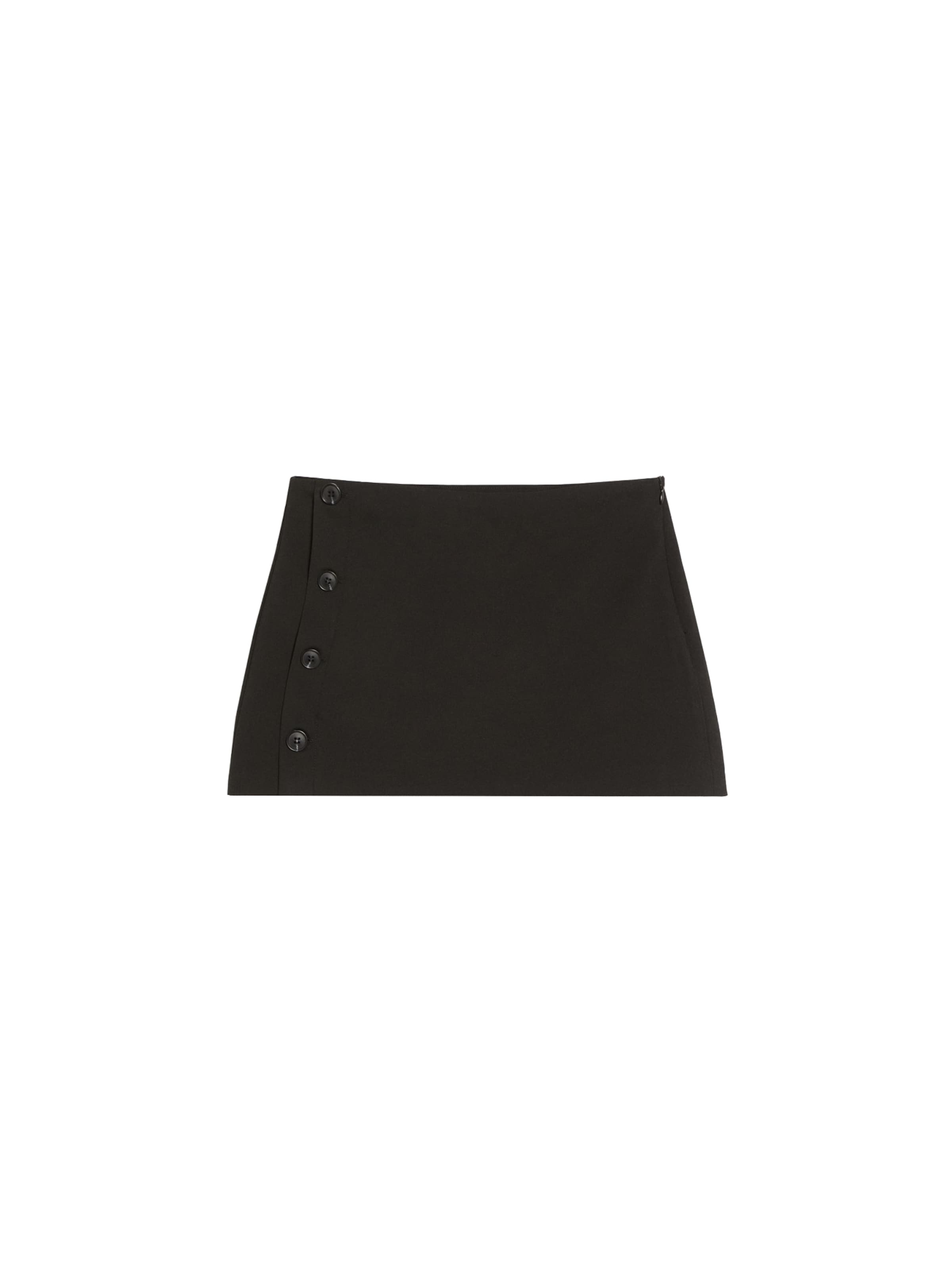 Jupe Bershka en noir : devant
