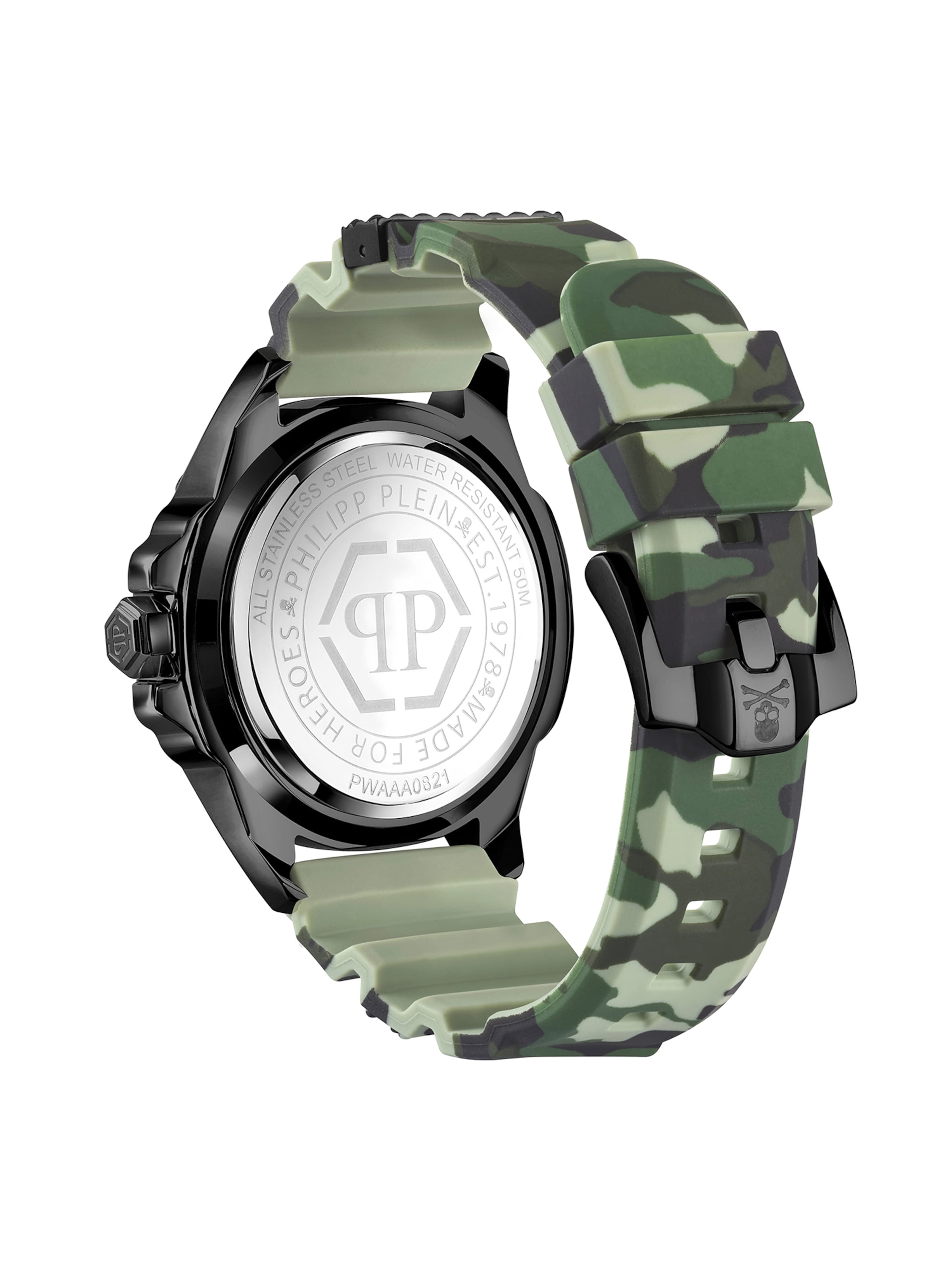 Montre à affichage analogique Philipp Plein en mélange de couleurs