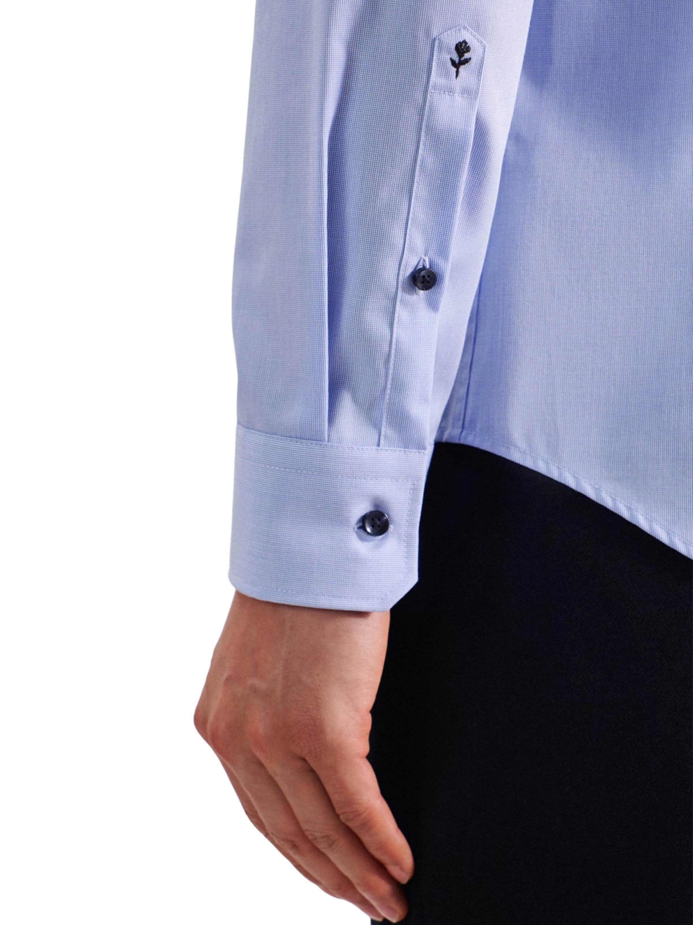 SEIDENSTICKER Kitsas lõige Triiksärk, värv sinine