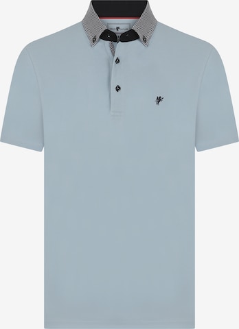 DENIM CULTURE Poloshirt 'Avery' in Blau: predná strana