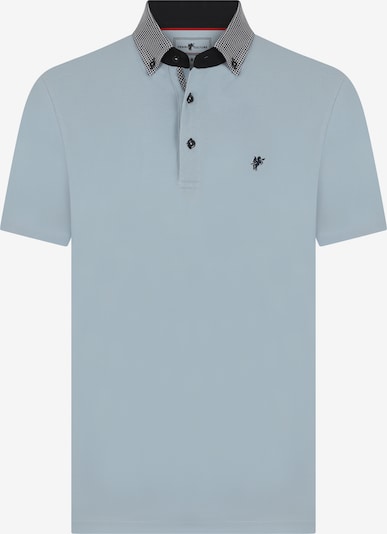 DENIM CULTURE Camiseta 'Avery' en azul paloma / negro / blanco, Vista del producto