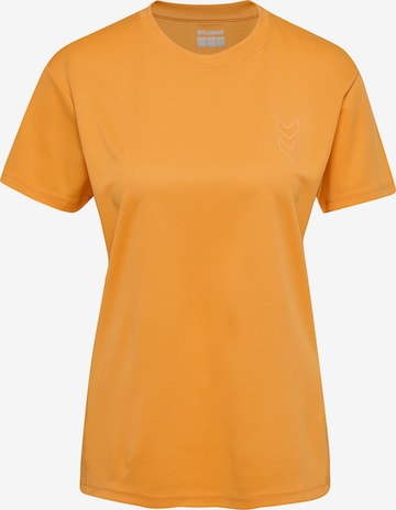 T-shirt fonctionnel Hummel en orange : devant