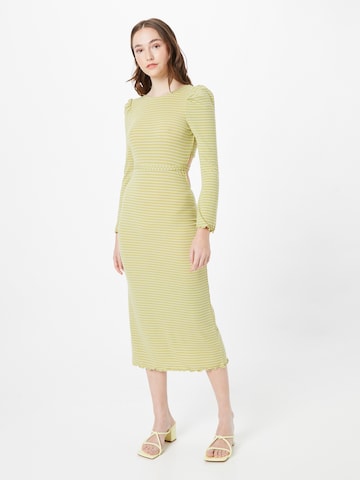 The Frolic Knit dress 'KENT' in Green: front