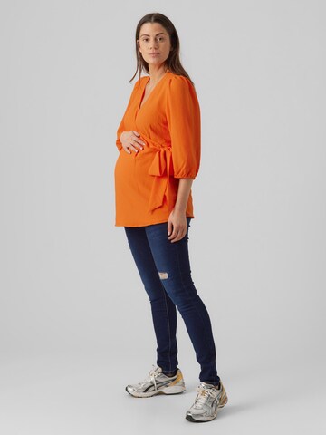 Vero Moda Maternity Bluse 'PEPPER AYA' in Orange