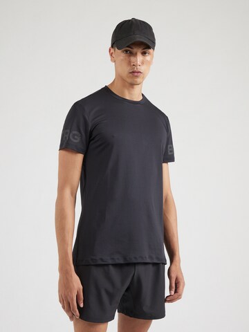 Tricou funcțional de la BJÖRN BORG pe negru: față