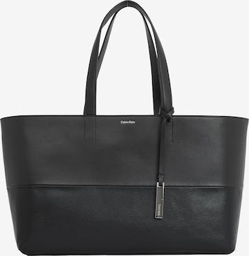 Calvin Klein Шоппер в Черный: спереди