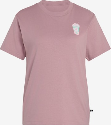 ADIDAS SPORTSWEAR - Camiseta funcional 'Food' en lila: frente