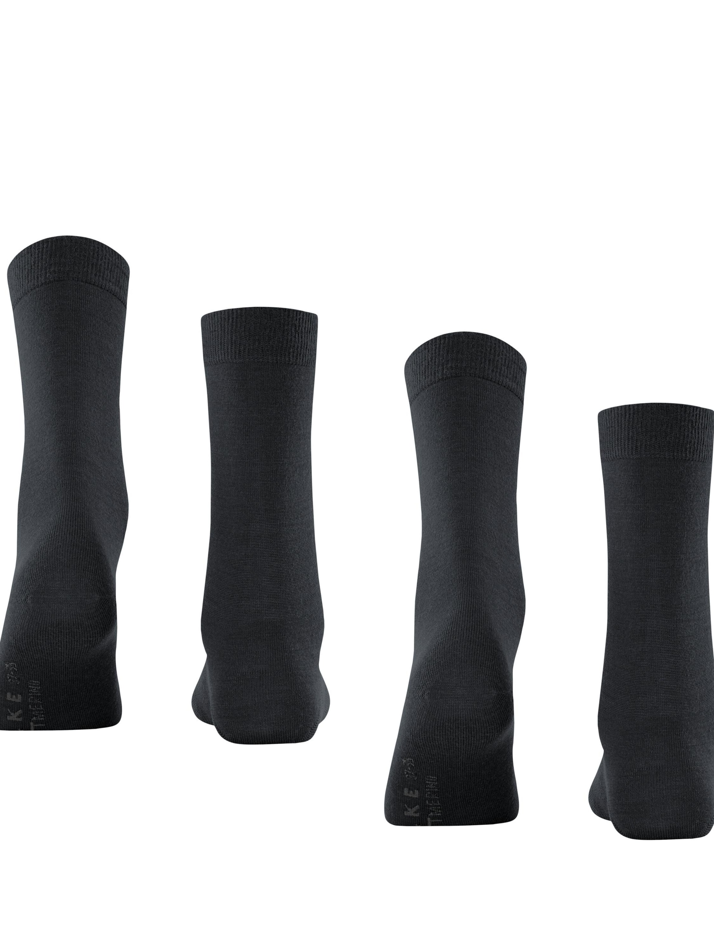 FALKE Socks 'Softmerino 2-Pack' in Grey
