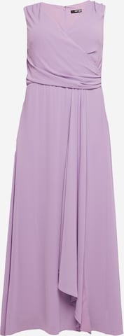 TFNC Plus - Vestido de festa 'YIDA' em roxo: frente