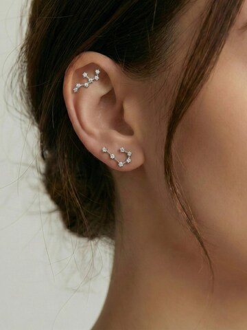 Kamakula Earrings 'Zodiac Löwe' in Silver