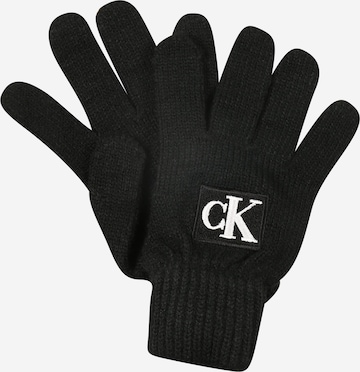 Calvin Klein Jeans Gloves in Black: front