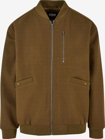 Urban Classics Between-Season Jacket in Green: front