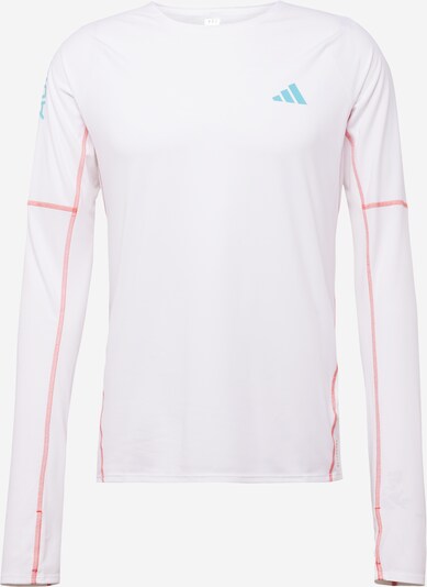 Sportiniai marškinėliai 'Adizero' iš ADIDAS PERFORMANCE, spalva – mėlyna / oranžinė / balta, Prekių apžvalga