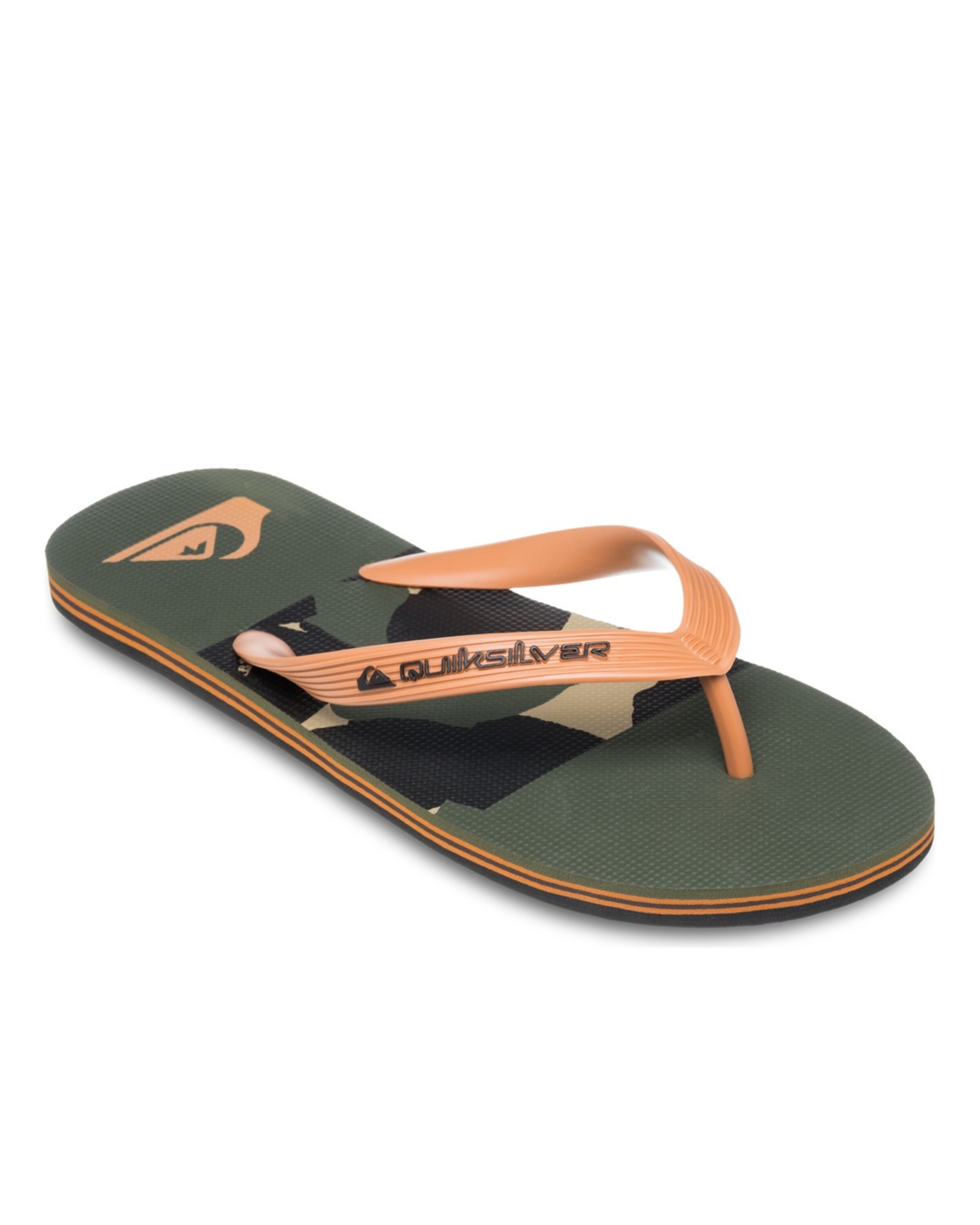 QUIKSILVER Teenslippers 'Molokai Stripe 25' in Groen