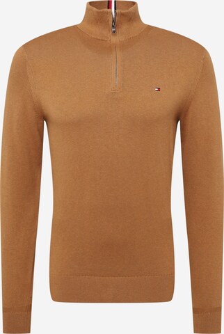 TOMMY HILFIGER Sweater in Brown: front