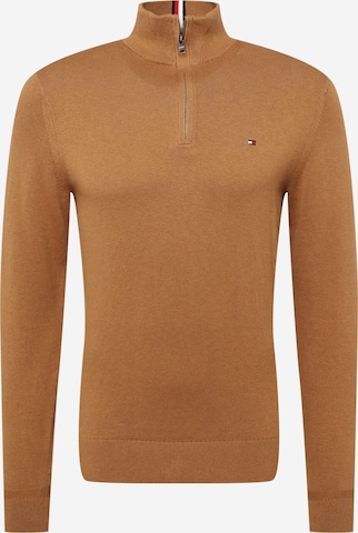 TOMMY HILFIGER Sweater in Brown: front