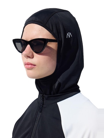 MANUKA Badeanzug in Schwarz: Vorderseite