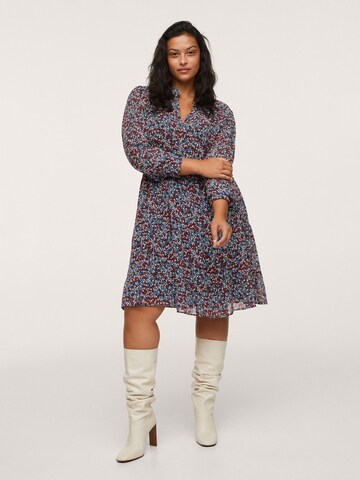 MANGO Shirt Dress 'PALOMA 1' in Blue