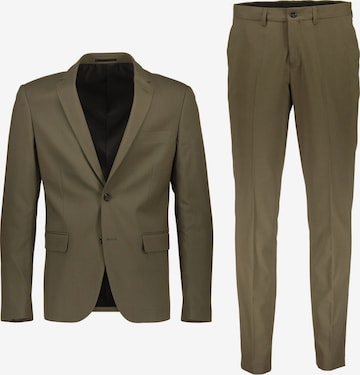 Lindbergh Slimfit Puku värissä vihreä: etupuoli